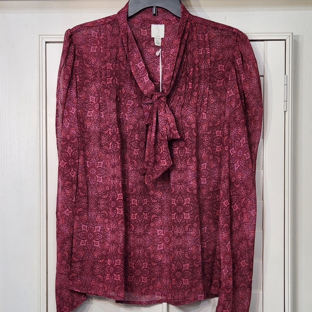 🆕️ Joie Sheer Paisley Blouse